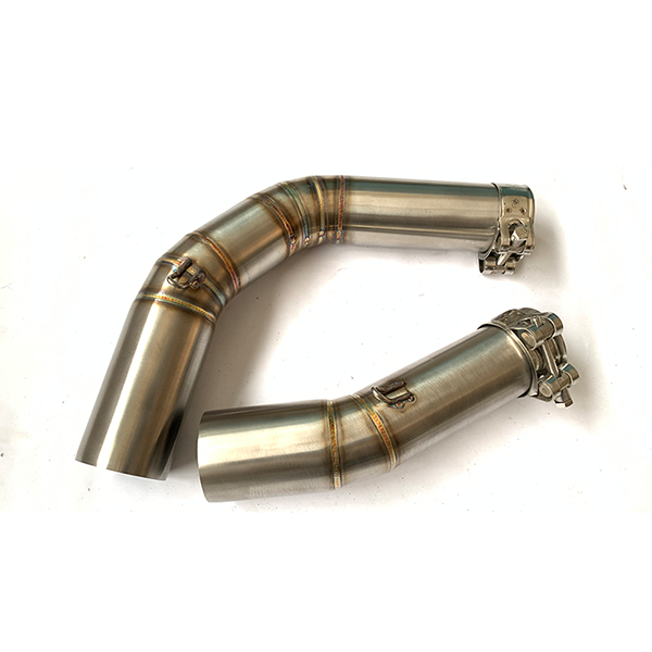 2009-2014 YAMAHA R1 Exhaust Middle Link Pipe Dual Row Motorcycle Middle Pipe